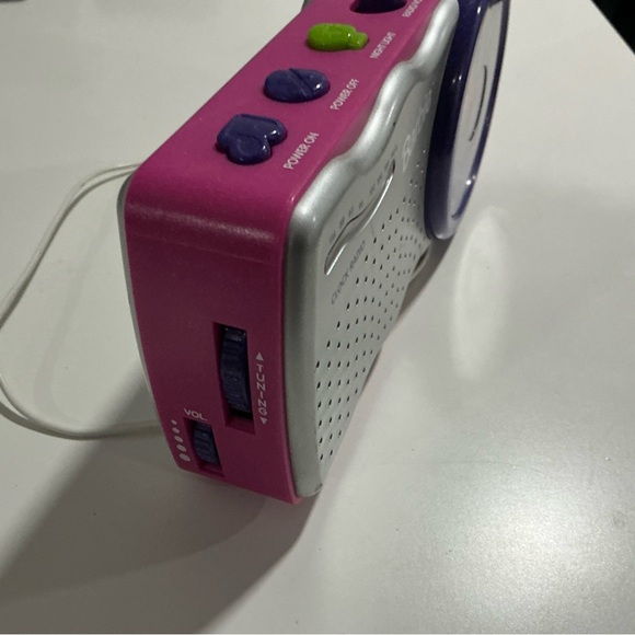 Vintage 1999 Mattel Barbie FM Clock Radio w/ Lighted Clock Face RARE FIND *READ* - Picture 3 of 5